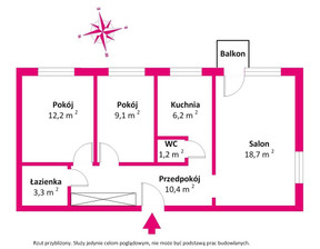 Mieszkanie na sprzedaż, Świdnicki Świdnik Racławicka, 429 000 zł, 60,6 m2, 32150/3685/OMS