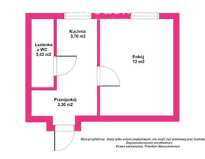 Kawalerka na sprzedaż, Lipnowski Dobrzyń Nad Wisłą Wojska Polskiego, 105 000 zł, 22,42 m2, 28573/3685/OMS