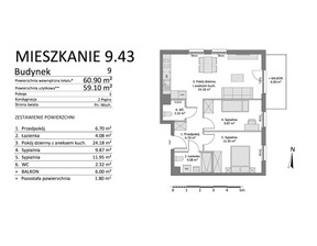Mieszkanie na sprzedaż, Gdańsk Łostowice Pastelowa, 581 500 zł, 59,1 m2, PAN427657
