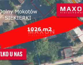 Działka na sprzedaż, Warszawa Mokotów ul. Gościniec, 2 400 000 zł, 1026 m2, 7469/GS/MAX