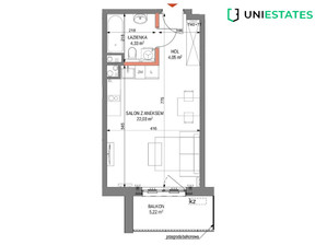 Kawalerka na sprzedaż, Kraków Zabłocie Zabłocie, 597 510 zł, 30,41 m2, 5672/12014/OMS