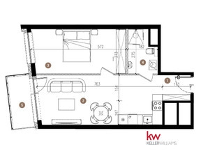 Mieszkanie na sprzedaż, Wrocław Wrocław-Stare Miasto Szczepin Gen. Władysława Sikorskiego, 897 264 zł, 44,64 m2, KW694948