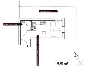 Kawalerka na sprzedaż, Kraków Żabiniec Klemensiewicza, 333 852 zł, 15,34 m2, 19880