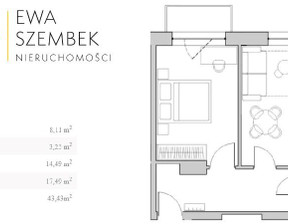 Mieszkanie na sprzedaż, Kraków M. Kraków Stare Podgórze, 847 000 zł, 43,43 m2, SBK-MS-18076-3