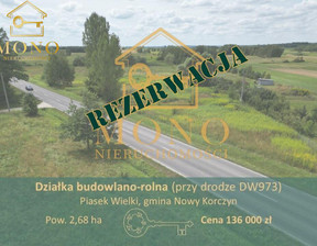 Rolny na sprzedaż, Buski Nowy Korczyn Piasek Wielki, 136 000 zł, 26 800 m2, 95