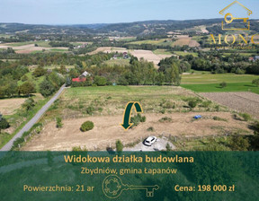 Działka na sprzedaż, Bocheński Łapanów Zbydniów, 198 000 zł, 2073 m2, 102