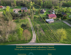 Działka na sprzedaż, Dębicki Czarna Żdżary, 150 000 zł, 7200 m2, 80