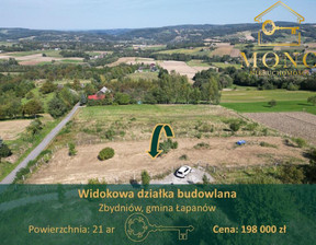 Działka na sprzedaż, Bocheński Łapanów Zbydniów, 198 000 zł, 2073 m2, 88