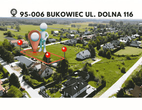 Działka na sprzedaż, Łódzki Wschodni (pow.) Brójce (gm.) Bukowiec Dolna 116, 335 000 zł, 1550 m2, 12