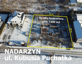 Działka na sprzedaż, Pruszkowski Nadarzyn Kubusia Puchatka, 540 000 zł, 1400 m2, 1985/1807/OGS