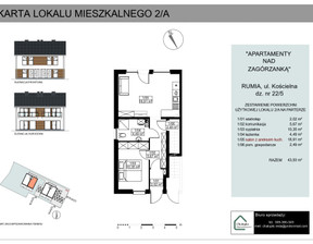 Mieszkanie na sprzedaż, Wejherowski (Pow.) Rumia Kościelna, 399 000 zł, 43,98 m2, 15