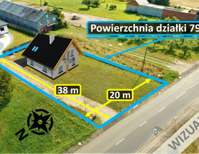 Działka na sprzedaż, Będziński Mierzęcice Nowa Wieś, 135 000 zł, 793 m2, ZG813702