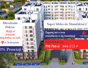 Mieszkanie na sprzedaż, Łódź Srebrzyńska, 710 766 zł, 79,02 m2, 12