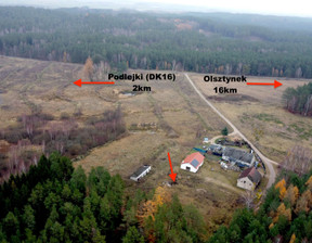 Działka na sprzedaż, Olsztyński (Pow.) Gietrzwałd (Gm.) Biesal, 79 000 zł, 844 m2, 10