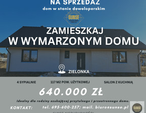 Dom na sprzedaż, Bydgoski (pow.) Białe Błota (gm.) Zielonka, 640 000 zł, 160 m2, 2