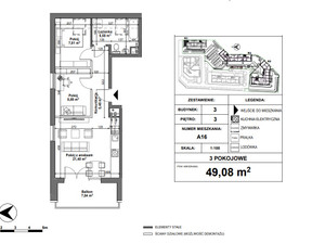 Mieszkanie na sprzedaż, Olsztyn Jaroty ks. Roberta Bilitewskiego, 441 720 zł, 49,08 m2, LIME-MS-1004