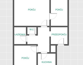 Mieszkanie na sprzedaż, Gliwice Wojska Polskiego, 390 000 zł, 68 m2, 55