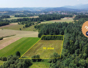 Działka na sprzedaż, Suski Jordanów, 235 000 zł, 7992 m2, 723112