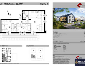 Mieszkanie na sprzedaż, Zamość, 463 500 zł, 62,2 m2, 87