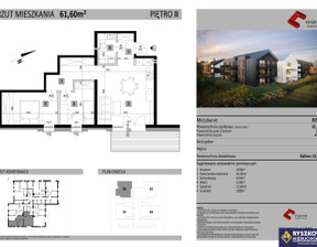 Mieszkanie na sprzedaż, Zamość, 460 534 zł, 63,2 m2, 62