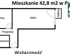 Mieszkanie na sprzedaż, Pucki Puck Aleksandra Majkowskiego, 340 000 zł, 42,8 m2, NA686266