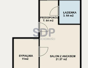 Mieszkanie na sprzedaż, Wrocław Psie Pole Zakrzów Odolanowska, 709 000 zł, 54,53 m2, 32519