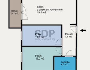 Mieszkanie na sprzedaż, Wrocław Krzyki Racławicka, 750 736 zł, 54,6 m2, 33493