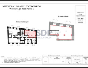 Lokal do wynajęcia, Wrocław Stare Miasto Jana Pawła II, 814 euro (3525 zł), 45,22 m2, 31411