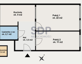Mieszkanie na sprzedaż, Wrocław Fabryczna Gajowice ok. Pereca, 529 000 zł, 50 m2, 33387