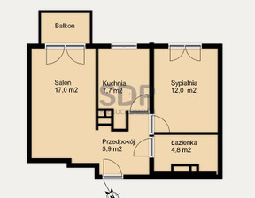 Mieszkanie na sprzedaż, Wrocław Fabryczna Oporów Awicenny, 615 200 zł, 47,4 m2, 33394
