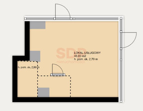 Lokal na sprzedaż, Wrocław Stare Miasto Księcia Witolda, 900 914 zł, 48,83 m2, 38366