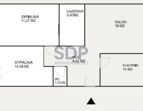 Mieszkanie na sprzedaż, Wrocław Krzyki Huby, 760 950 zł, 59 m2, 34822