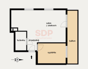 Mieszkanie na sprzedaż, Wrocław Śródmieście Ołbin Reymonta Władysława, 900 000 zł, 48,82 m2, 36582