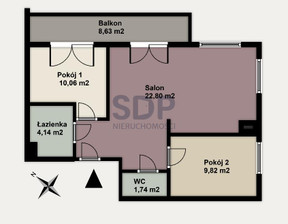 Mieszkanie na sprzedaż, Wrocław Stare Miasto Szczepin Długa, 859 000 zł, 56,79 m2, 33357