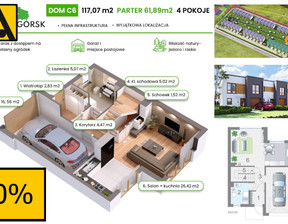 Dom na sprzedaż, Toruński Zławieś Wielka Górsk, 575 000 zł, 117,07 m2, AGO-DS-6510