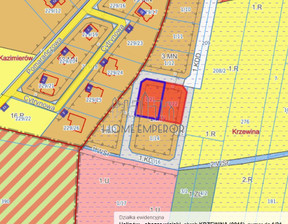 Działka na sprzedaż, Miński Halinów Krzewina, 269 500 zł, 770 m2, EMP-GS-9466