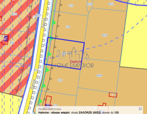 Działka na sprzedaż, Miński Halinów Zagórze Sarnia, 255 000 zł, 875 m2, EMP-GS-9712