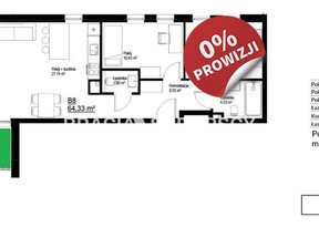 Mieszkanie na sprzedaż, Kraków M. Kraków Bieżanów-Prokocim, Bieżanów Bieżanów, 836 290 zł, 64,33 m2, BS2-MS-300144