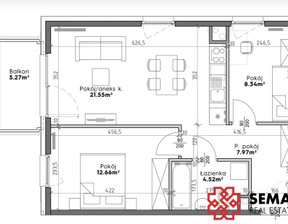 Mieszkanie na sprzedaż, Kraków Kraków-Krowodrza Piaszczysta, 826 503 zł, 55,47 m2, OF682690