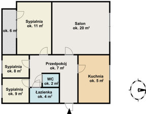 Mieszkanie na sprzedaż, Warszawa Mokotów Mokotów Augustówka Przy Bernardyńskiej Wodzie, 1 090 000 zł, 66,2 m2, SDP704557