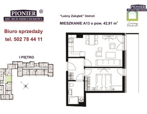 Mieszkanie na sprzedaż, Cieszyński Ustroń Hermanice, 493 465 zł, 42,91 m2, PEB-MS-7578-1