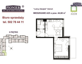 Mieszkanie na sprzedaż, Cieszyński Ustroń Hermanice, 522 756 zł, 44,68 m2, PEB-MS-7592-1