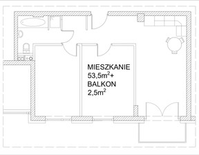 Mieszkanie na sprzedaż, Warszawa Ursynów al. Aleja Komisji Edukacji Narodowej, 1 070 000 zł, 53 m2, SLO-MS-615