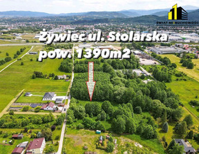 Działka na sprzedaż, Żywiecki Żywiec, 317 000 zł, 1390 m2, SWN-GS-663