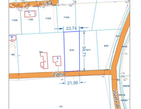 Działka na sprzedaż, Wejherowski Szemud Dobrzewino Żytnia, 280 000 zł, 1400 m2, 3M821495