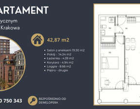 Mieszkanie na sprzedaż, Kraków Kraków-Nowa Huta Czyżyny Ul. Lema, 1 004 900 zł, 42,87 m2, 801299