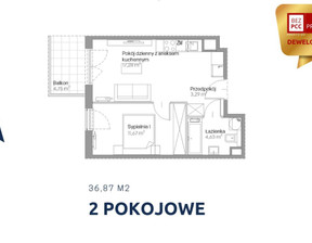 Mieszkanie na sprzedaż, Kraków Kraków-Nowa Huta Czyżyny, 549 353 zł, 36,87 m2, 924121