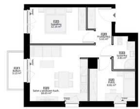 Mieszkanie na sprzedaż, Tczewski Tczew, 385 000 zł, 49,08 m2, 150405