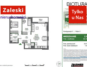 Mieszkanie na sprzedaż, Gdańsk Łostowice Niepołomicka, 630 000 zł, 66,39 m2, ZA016545