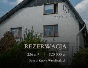 Dom na sprzedaż, Wrocławski (pow.) Kąty Wrocławskie (gm.) Grunwaldzka, 820 000 zł, 236 m2, 1/15978/ODS